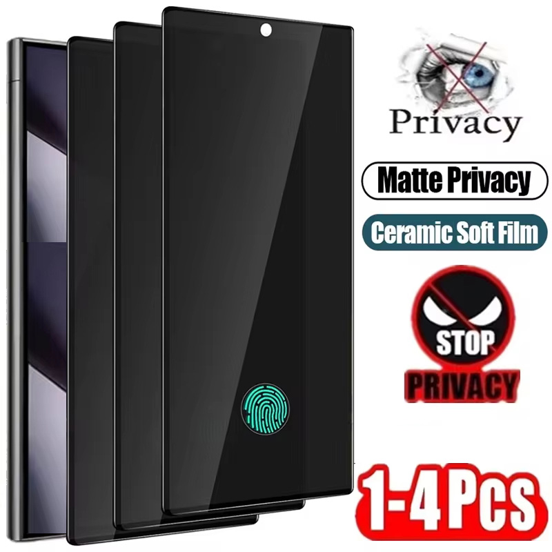 Privacy Screen Protector - 1-4 adet Anti casus ekran koruyucu